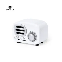 Haut-Parleur Bluetooth Vintage Personnalisé Économique - Florens Matières : carton recyclé Couleurs : vert 2