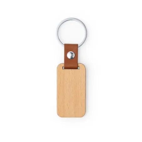 Porte-Clés Personnalisé en Bois Naturel - Mappets Couleurs : blanc personnalisation rapide en France