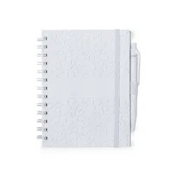 Cahier Écologique et Pratique Personnalisé pas cher - Amber Matières : polyester Couleurs : marron