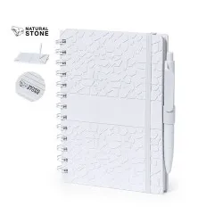 Cahier Écologique et Pratique Personnalisé pas cher - Amber Matières : polyester Couleurs : marron 2