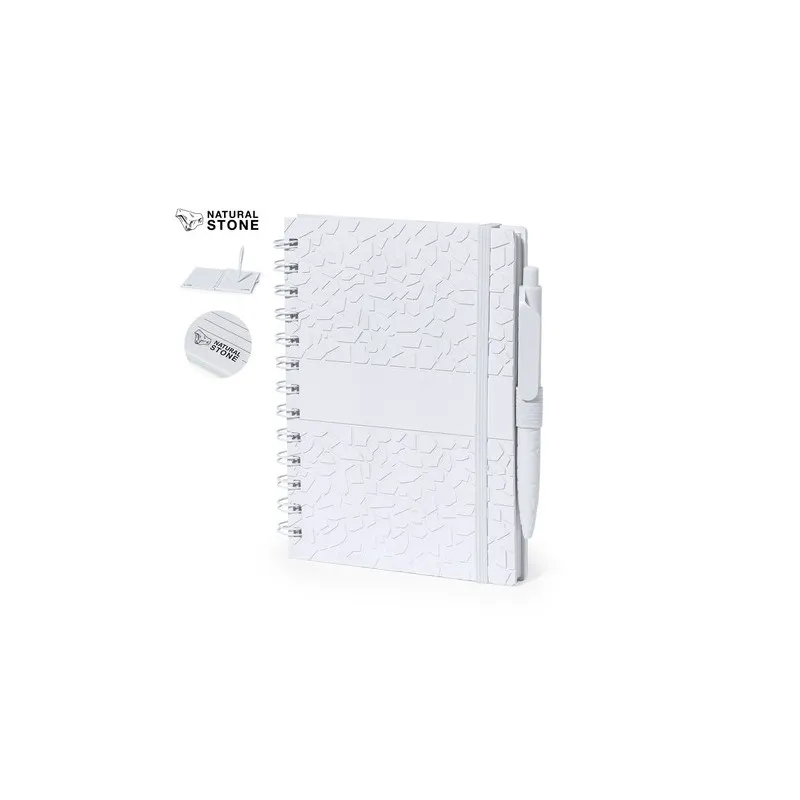 Cahier Écologique et Pratique Personnalisé pas cher - Amber Matières : polyester Couleurs : marron personnalisable avec votre lo