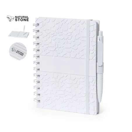 Cahier Écologique et Pratique Personnalisé pas cher - Amber Matières : polyester Couleurs : marron personnalisable avec votre lo