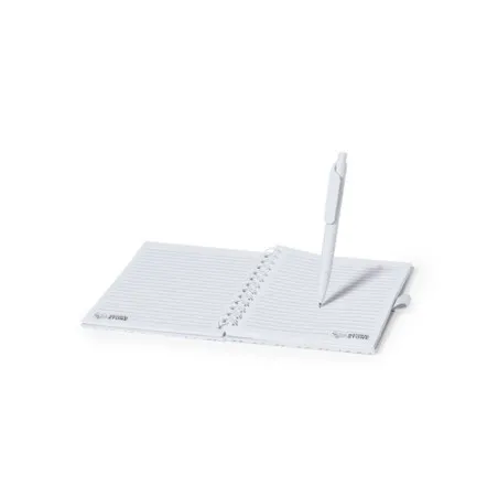 Cahier Écologique et Pratique Personnalisé pas cher - Amber Matières : polyester Couleurs : marron objet promotionnel éco-respon