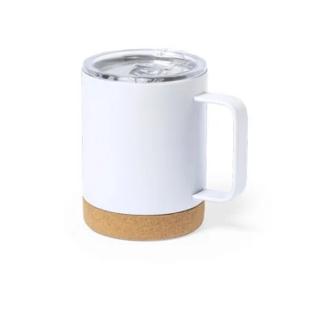 Tasse Thermique Isotherme Pratique Personnalisée pas cher Loret Matières : bambou Couleurs : bleu personnalisable avec votre log