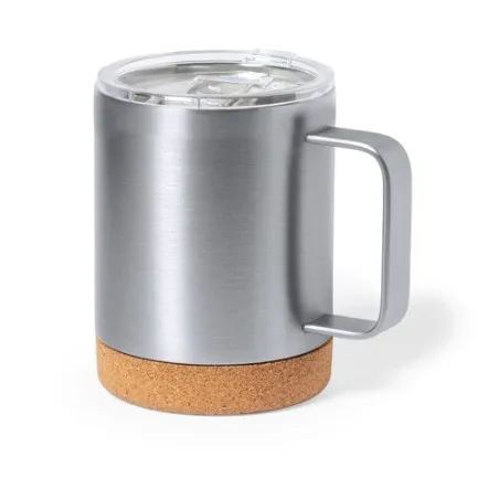 Tasse Thermique Isotherme Pratique Personnalisée pas cher Loret Matières : bambou Couleurs : blanc cadeau entreprise pas cher