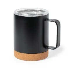Tasse Thermique Isotherme Pratique Personnalisée pas cher Loret Matières : bambou Couleurs : bleu 2