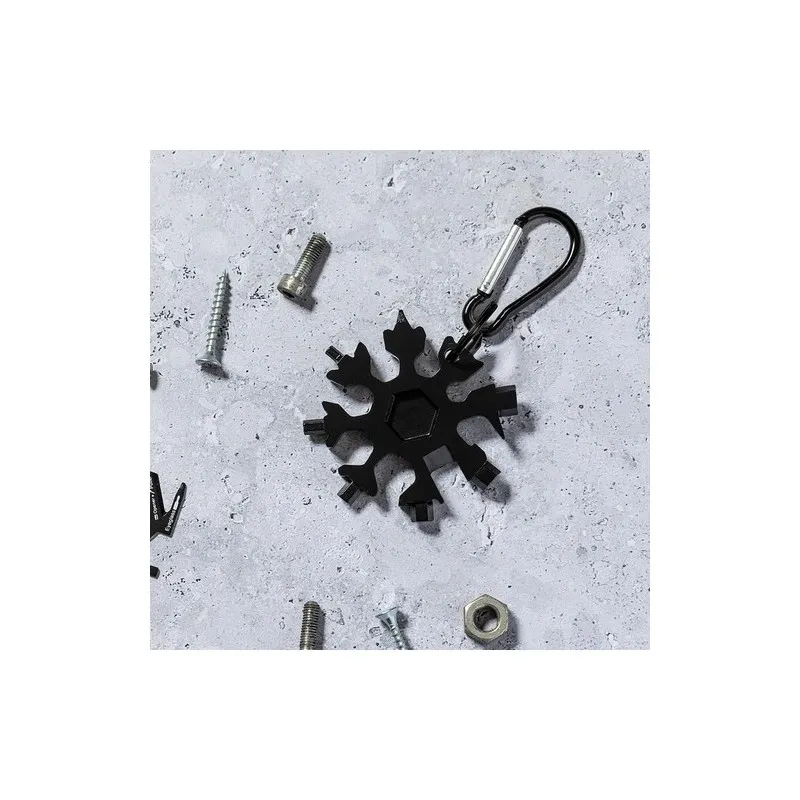 Outils Pratiques Multi Fonctionnels Personnalisés Torkul - 17 Fonctions Matières : polyester Couleurs : noir livraison express 2