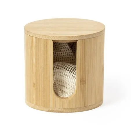 Distributeur de Lingettes Démaquillantes en Bambou