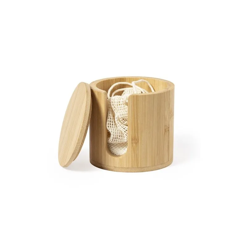 Distributeur de Lingettes Démaquillantes en Bambou