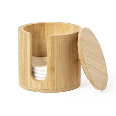 Distributeur de Lingettes Démaquillantes en Bambou