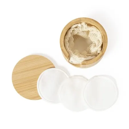 Distributeur de Lingettes Démaquillantes en Bambou