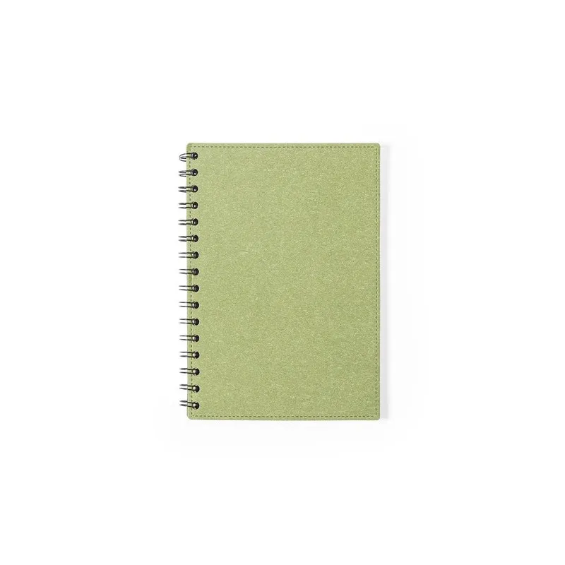 Cahier Écologique Pratique Personnalisé A5 Idina pas cher Matières : carton recyclé Couleurs : blanc cadeau affaires élégant