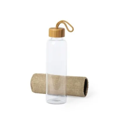 Gourde Éco-Responsable 500 ml Personnalisée pas cher Kasfol Matières : polyester Taille textile : XXL Couleurs : rouge cadeau en