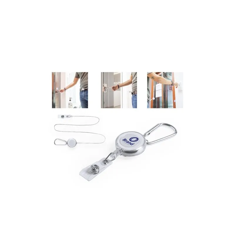 Porte Badge Personnalisé Écologique - Bosur Matières : polyester Taille textile : XXL Couleurs : noir personnalisable avec votre