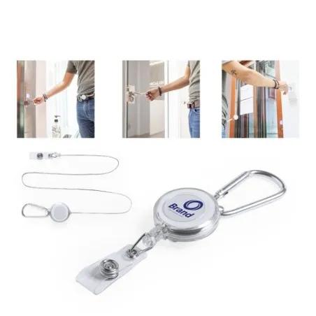 Porte Badge Personnalisé Écologique - Bosur Matières : polyester Taille textile : XXL Couleurs : noir personnalisable avec votre