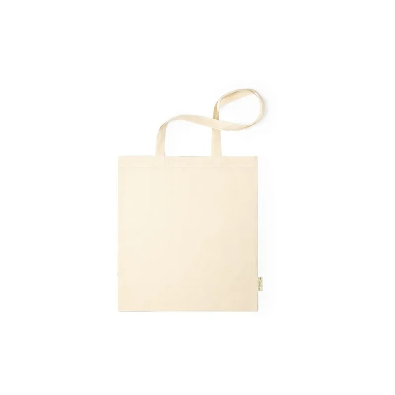 Sac Écologique Pratique Personnalisé en Coton Bio Missam Matières : polyester Taille textile : S Couleurs : noir impression haut