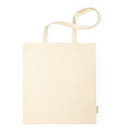 Sac Écologique Pratique Personnalisé en Coton Bio Missam Matières : polyester Taille textile : S Couleurs : noir impression haut