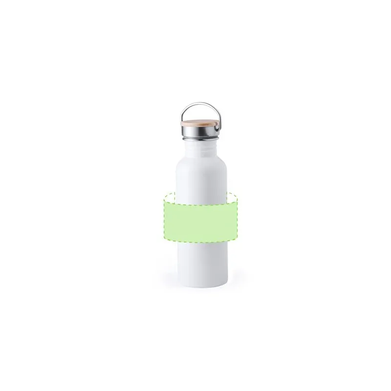 Gourde Personnalisable Écologique Tulman - Bidon Matières : polyester Taille textile : XXL Couleurs : vert cadeau collaborateur 