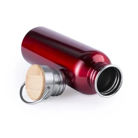 Gourde Personnalisable Écologique Tulman - Bidon Matières : polyester Taille textile : XL Couleurs : noir cadeau affaires élégan