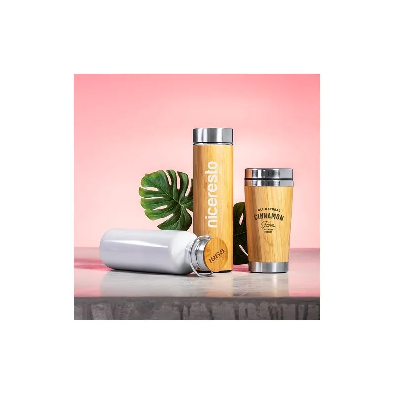 Gourde Personnalisable Écologique Tulman - Bidon Matières : polyester Taille textile : XL Couleurs : noir objet publicitaire rob