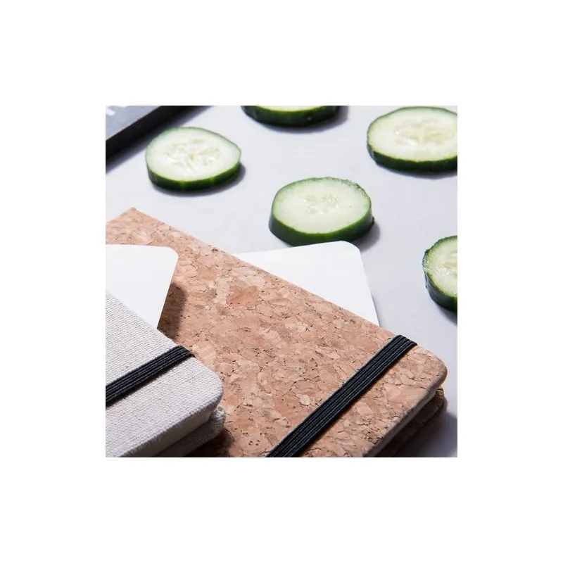 Bloc Notes Écologique et Pratique Personnalisé pas cher Hartil Matières : ABS recyclé Couleurs : blanc goodies publicitaire évén