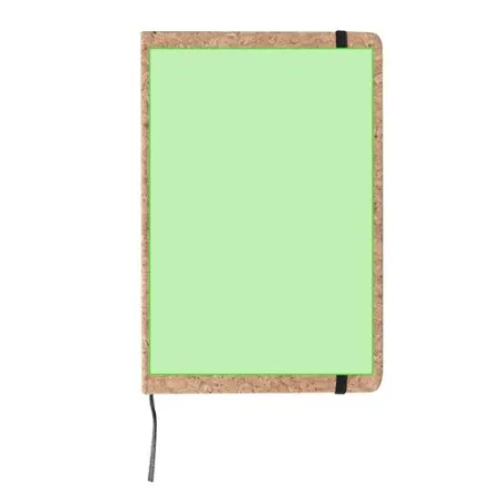 Bloc Notes Écologique et Pratique Personnalisé pas cher Hartil Matières : ABS recyclé Couleurs : blanc marquage laser ultra préc