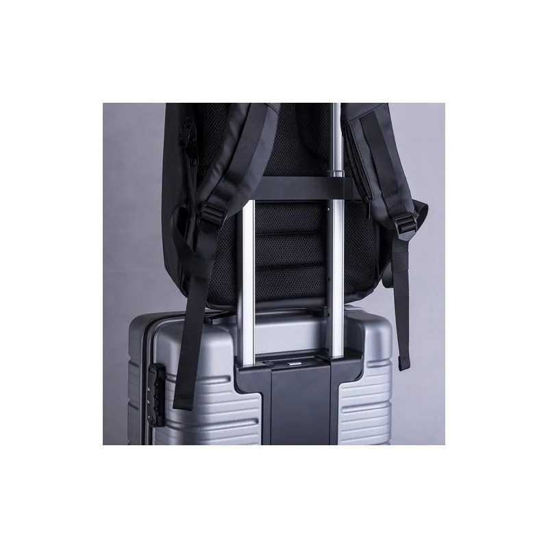 Sac à Dos Antivol Pratique et Élégant Personnalisé Ranley pas cher Matières : ABS recyclé Couleurs : noir goodies entreprise des