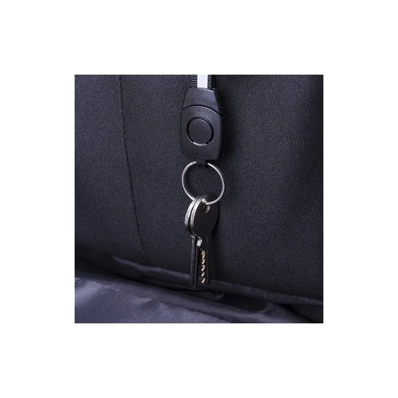 Sac à Dos Antivol Pratique et Élégant Personnalisé Ranley pas cher Matières : ABS recyclé Couleurs : noir goodies personnalisé e