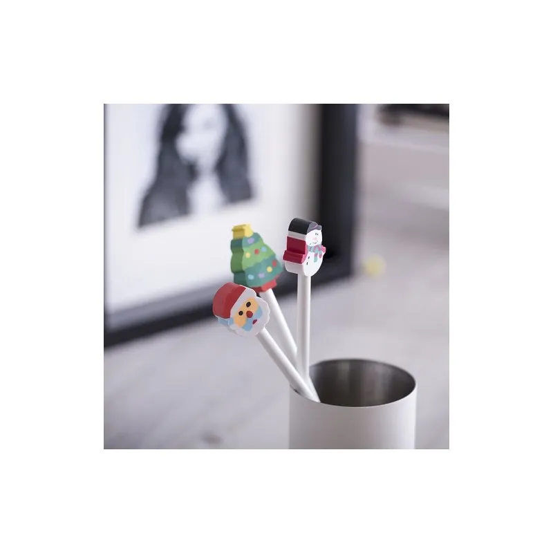 Crayon Personnalisé Publicitaire Miffet Matières : simili cuir Couleurs : argenté objet promotionnel éco-responsable