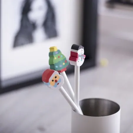 Crayon Personnalisé Publicitaire Miffet Matières : simili cuir Couleurs : argenté objet promotionnel éco-responsable