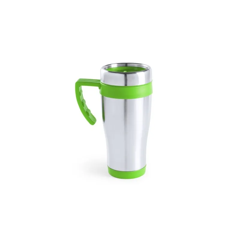 Tasse Isotherme Thermique Personnalisée Carson Matières : coton recyclé Couleurs : vert clair impression logo haute qualité