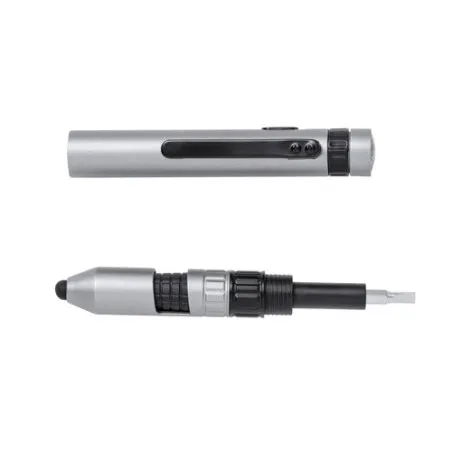 Stylo Multifonction Personnalisé Pratique Innovant Posdan Matières : bambou Couleurs : rouge