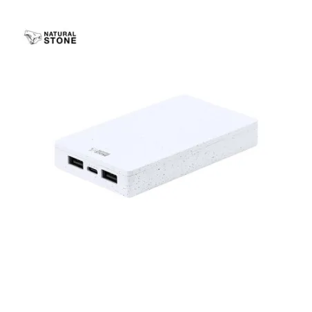 Power Bank Écologique 5000 mAh Personnalisée pas cher Noiman Couleurs : orange Matières : polyester recyclé personnalisable avec
