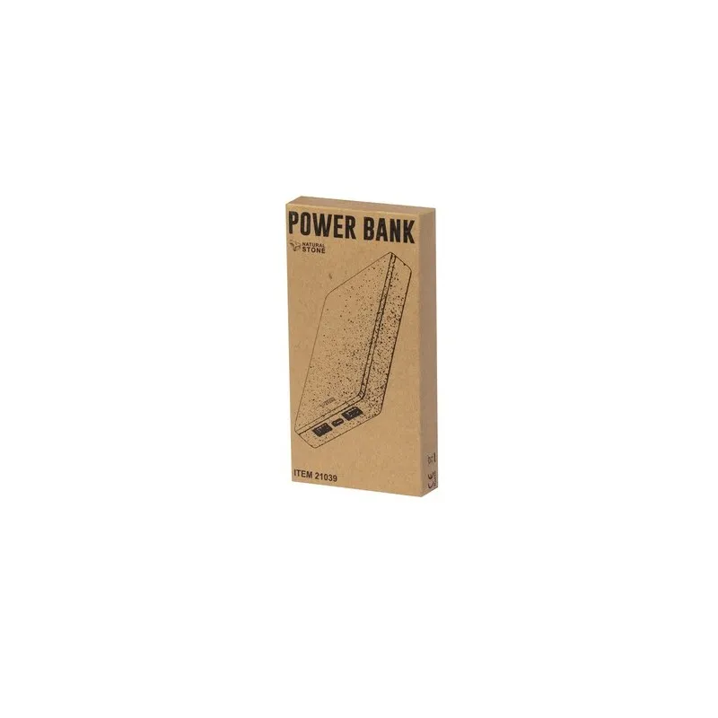 Power Bank Écologique 5000 mAh Personnalisée pas cher Noiman Couleurs : orange Matières : polyester recyclé objet promotionnel é