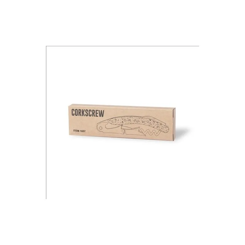 Tire-Bouchon Élégant Personnalisé Ouvre Bouteille Glaber Matières : polaire Taille textile : L Couleurs : bleu marine goodies pu