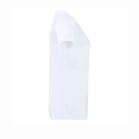 T-Shirt Femme Blanc V-Neck Confort et Style Personnalisé Iconic Matières : bambou Couleurs : blanc cadeau collaborateur premium