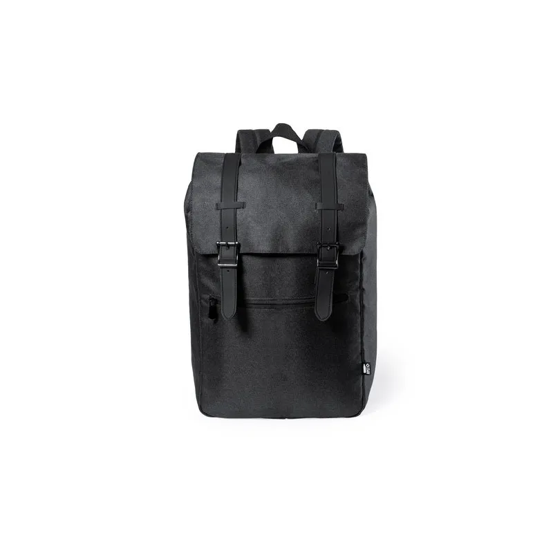 Sac à Dos Écologique Pratique Personnalisé Budley Matières : coton Taille textile : L Couleurs : blanc marquage laser ultra préc