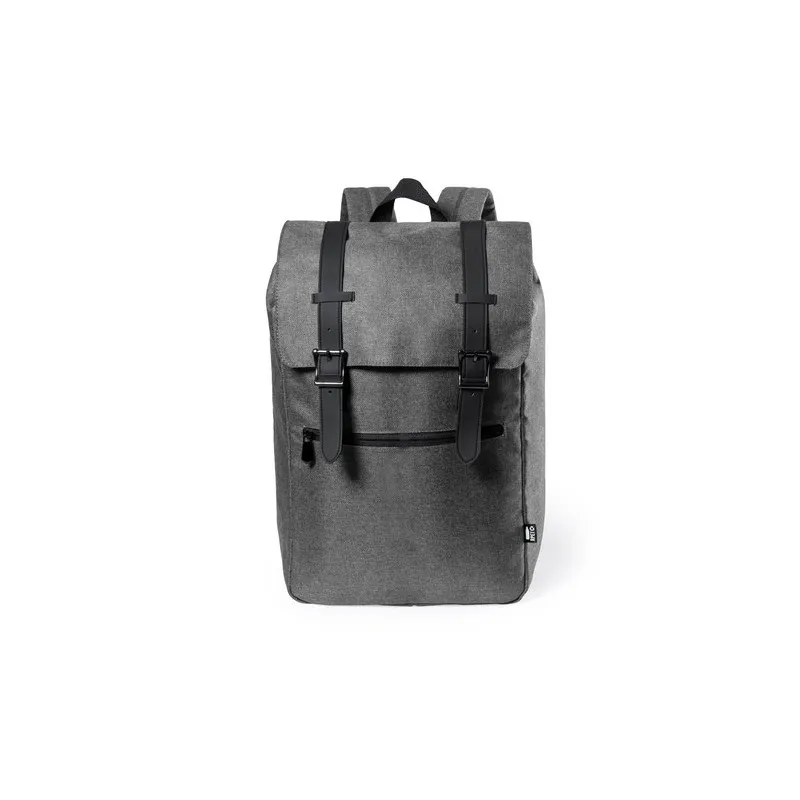 Sac à Dos Écologique Pratique Personnalisé Budley Matières : coton Taille textile : L Couleurs : blanc objet promotionnel éco-re