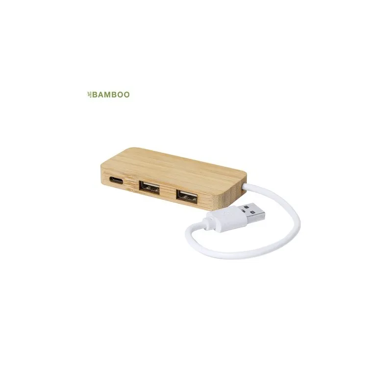 Port USB Écoresponsable en Bambou Personnalisé - Norman pas cher Matières : bambou