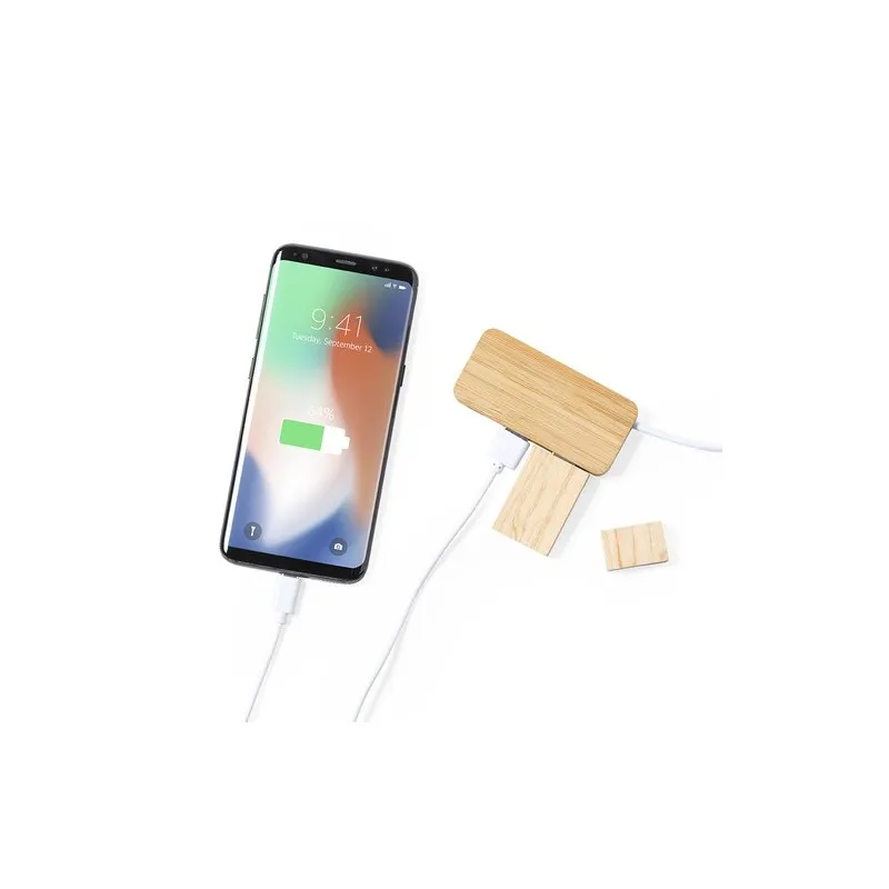 Port USB Écoresponsable en Bambou Personnalisé - Norman pas cher Matières : bambou personnalisable avec votre logo