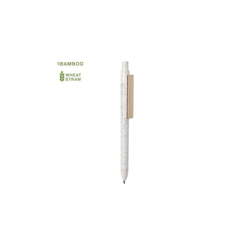 Stylo personnalisé écologique - Yusin objet publicitaire Matières : métal Couleurs : bleu personnalisable avec votre logo