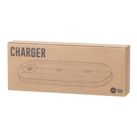 Chargeur personnalisé pas cher Tigris Matières : nylon Couleurs : gris clair marquage laser ultra précis