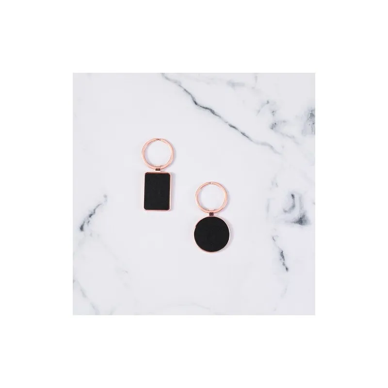 Porte-Clés Métal Personnalisable Zineth Matières : polaire Couleurs : gris accessoire événementiel unique