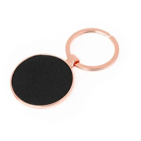 Porte-Clés Métal Personnalisable Zineth Matières : polaire Couleurs : beige personnalisable avec votre logo