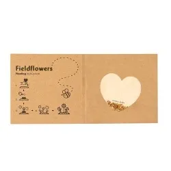 Cœur Graines Personnalisé Écologique Idéal pour Vos Cadeaux d'Entreprise - Liani Matières : polaire Couleurs : rouge 2