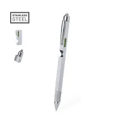 Stylo Multifonction Pratique Personnalisé Tulix Matières : polyester Couleurs : rouge 2