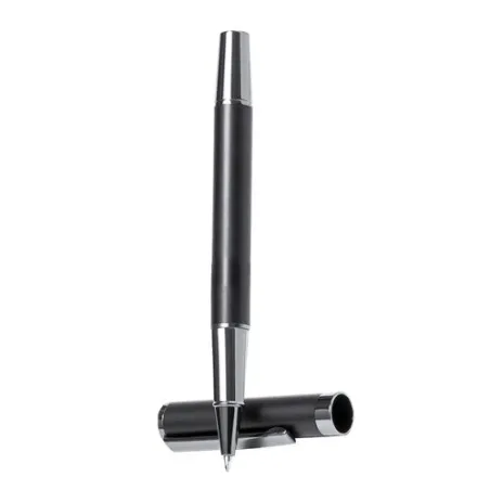 Set de Stylo et Roller Personnalisés Élégants Okonel à Prix Abordable Matières : polyester Couleurs : orange marquage laser ultr