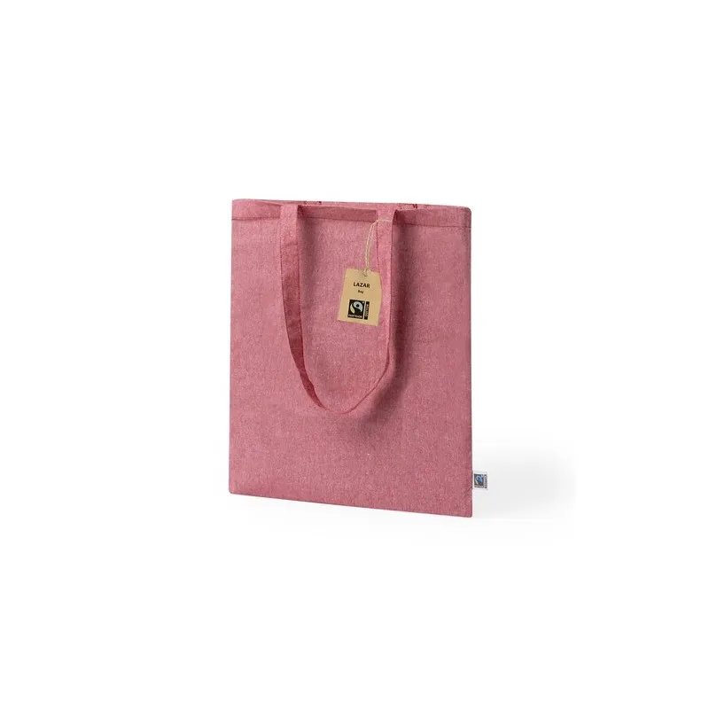 Sac Écologique Personnalisé de Shopping Lazar Fairtrade Couleurs : blanc livraison express 24h 48h