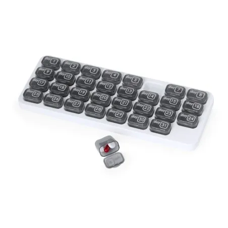 Pilulier Mensuel Organisateur Personnalisé - Stexio Couleurs : jaune goodies publicitaire événementiel