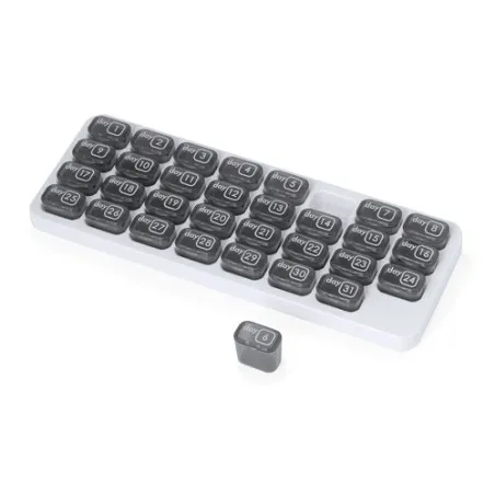 Pilulier Mensuel Organisateur Personnalisé - Stexio Couleurs : jaune impression haute définition